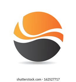 Colorful Abstract Round Icon
