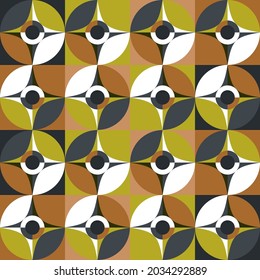 Farbiger abstrakter, opulenter geometrischer Musterhintergrund.