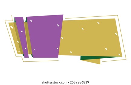 Colorful abstract sale banner. colorful origami sale banner.