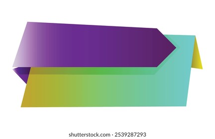 Colorful abstract sale banner. colorful origami sale banner.