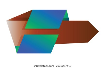Colorful abstract sale banner. colorful origami sale banner.