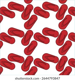 colorful abstract sandals pattern colorful line art