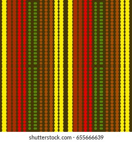 Colorful abstract seamless background. Halftone circles, halftone dot pattern. Repeating geometric tiles. Vector clip art.