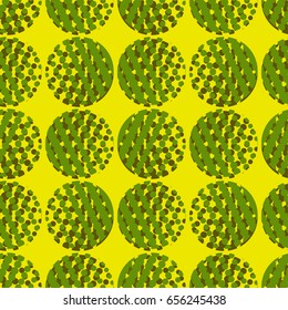 Colorful abstract seamless background. Halftone circles, halftone dot pattern. Repeating geometric tiles. Vector clip art.