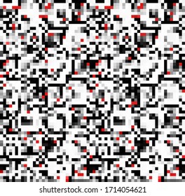 colorido fondo abstracto sin fisuras en estilo píxel. Ilustración del vector