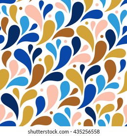 Colorful Abstract Seamless Background. Trendy Vector Illustration.
