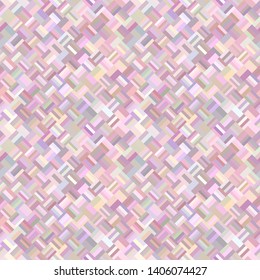 Colorful abstract seamless diagonal rectangle pattern - vector mosaic tile background design