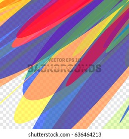 Colorful abstract seamless line pattern background on white background