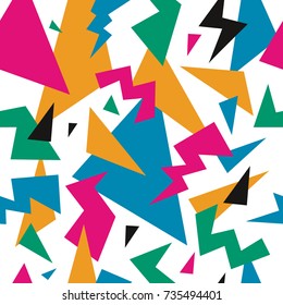 colorful abstract seamless pattern.