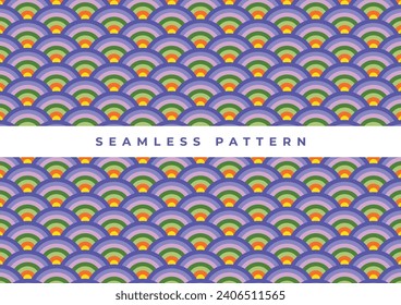 diseño de fondo de patrón colorido abstracto y transparente