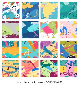 Colorful abstract seamless pattern background in vector