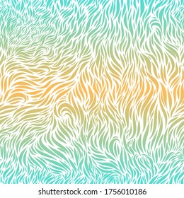 Colorful abstract seamless pattern. Abstract curls. 