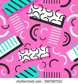 Colorful Abstract Seamless Pattern for Printing, Website ,Fabric , Cards etc. : Vector Illustration