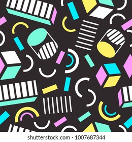 Colorful Abstract Seamless Pattern for Printing, Website ,Fabric , Cards etc. : Vector Illustration