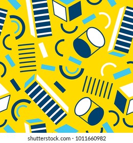 Colorful Abstract Seamless Pattern for Printing, Website ,Fabric , Cards etc. : Vector Illustration
