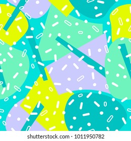 Colorful Abstract Seamless Pattern for Printing, Website ,Fabric , Cards etc. : Vector Illustration