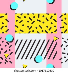 Colorful Abstract Seamless Pattern for Printing, Website ,Fabric , Cards etc. : Vector Illustration
