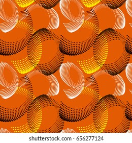 Colorful abstract seamless pattern. Repeating geometric shapes. Vector 