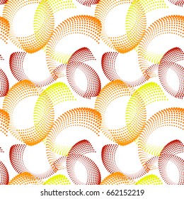 Colorful abstract seamless pattern. Repeating geometric shapes. Vector clip art.