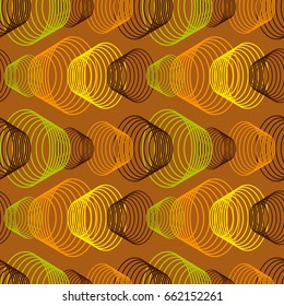 Colorful abstract seamless pattern. Repeating geometric shapes. Vector clip art.