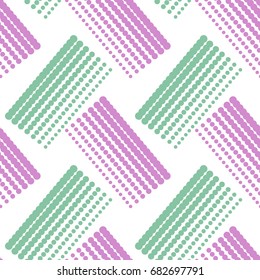 Colorful abstract seamless pattern. Repeating geometric shapes. Vector clip art.