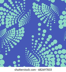 Colorful abstract seamless pattern. Repeating geometric shapes. Vector clip art.