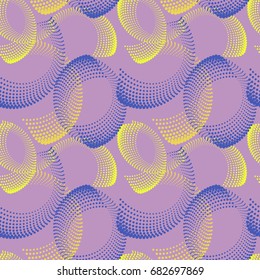 Colorful abstract seamless pattern. Repeating geometric shapes. Vector clip art.