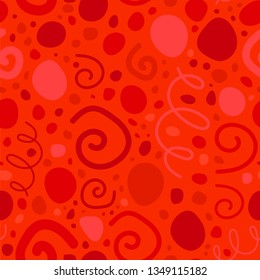 colorful abstract seamless pattern, vector. dynamic and chaotic design 