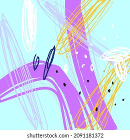 Colorful abstract seamless pattern vector illustration.