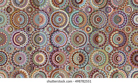 Colorful abstract seamless pattern. Vector Illustration