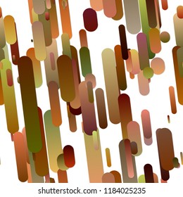 Colorful abstract seamless trendy gradient rounded stripe background pattern - vector design