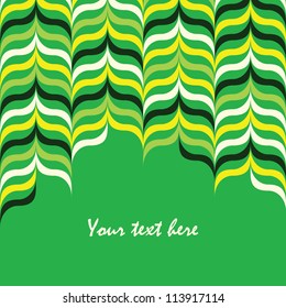 Colorful abstract seamless vector background with text-space