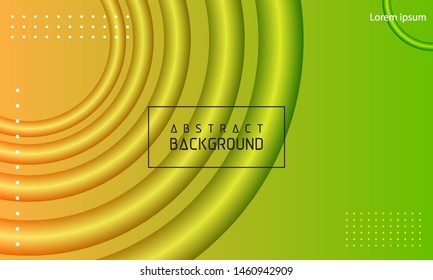 Colorful abstract shape with gradient background
