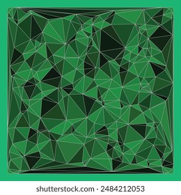 forma abstracta colorida y línea de degradado con un fondo