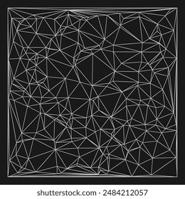 forma abstracta colorida y línea de degradado con un fondo
