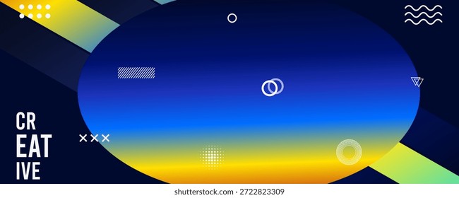 Colorful Abstract Shape Graphic Design for Digital and Creative Projects