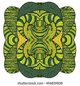 Colorful abstract shape. Illustration 10 version