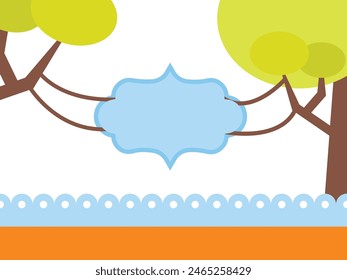 forma abstracta colorida con Ilustración vectorial de fondo natural