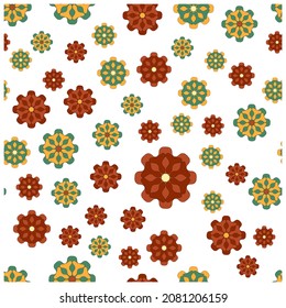 colorful abstract shape seamless pattern perfect for background or wallpaper