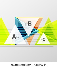 Colorful abstract shapes background. Minimalistic design