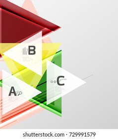 Colorful abstract shapes background. Minimalistic design