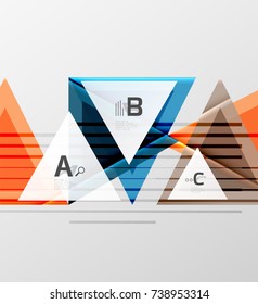 Colorful abstract shapes background. Minimalistic design