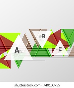 Colorful abstract shapes background. Minimalistic design