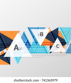 Colorful abstract shapes background. Minimalistic design