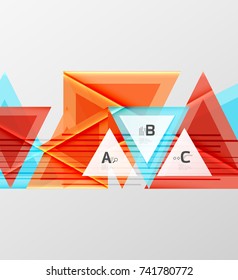 Colorful abstract shapes background. Minimalistic design