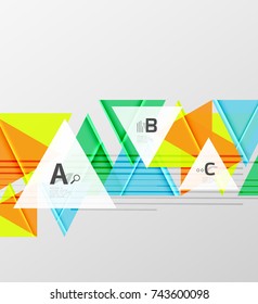 Colorful abstract shapes background. Minimalistic design
