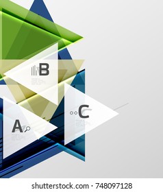 Colorful abstract shapes background. Minimalistic design