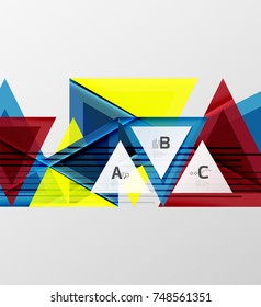 Plano de fundo de formas abstratas coloridas. Design minimalista