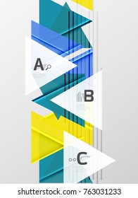 Colorful abstract shapes background. Minimalistic design