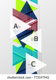 Colorful abstract shapes background. Minimalistic design